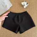 American Street Sexy Gray Shorts for Women 2026 Summer New Slim Fit Jorts Y2k Grunge Low-waist Casual Hot Short Pants